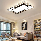 Geometry LED Ceiling Light: Modern Nordic Light Luxury for Living Room Decor