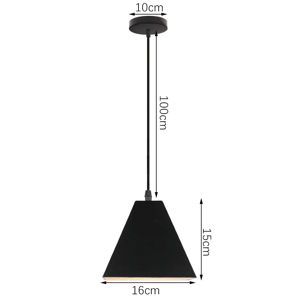 Industrial Aluminium Pendant Lights Chandelier for Home Living Room Kitchen Bedroom