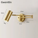 Modern Europe Adjustable Wall Sconce for Bedroom Decor
