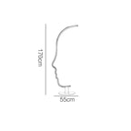 Modern Minimalist Human Face LED Floor Lamp for Home Bedroom Living Room Lighting