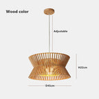 Solid Wood Chandelier - North European Style Indoor Lighting