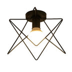 Vintage Industrial LED Ceiling Light Shade for Living Room Kitchen Cage Home Decor