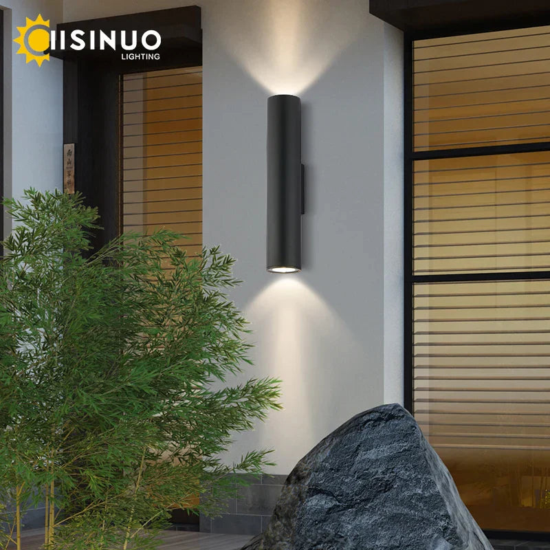 Outdoor LED Wall Lamp IP67 Aluminum Garden Porch Sconce Light