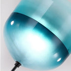 Nordic Art Venice Flow Lake Blue Glass Chandelier