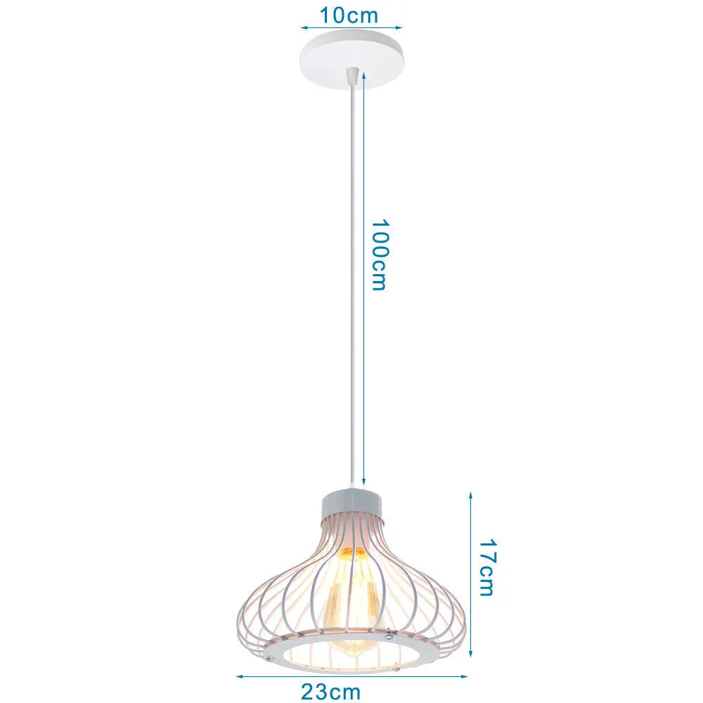 Industrial Pendant Lights: Modern LED Hanging Lamps for Home Living Room Kitchen Decor
