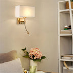 Swing Arm Bedside Wall Lamp Bronze Finish - Vintage LED Reading Light