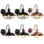 Vintage Loft Indoor LED Wall Sconce Retro Industrial Gooseneck Light Fixtures