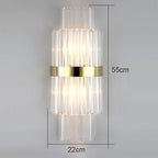 Crystal Wall Lamp: Elegant Lighting for Living Room, Bedroom, and Staircase