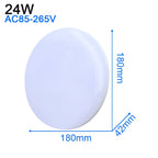 LED Ceiling Light: Modern Ultra-thin Panel, 6-48W, Surface Mounted for Living Room