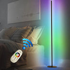 LED Cylindrical Floor Lamp Industrial Bedroom Standing Light