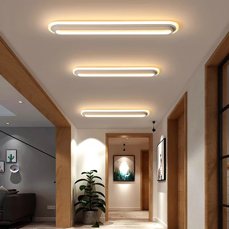 Modern Minimalist Long Aisle LED Ceiling Lamp