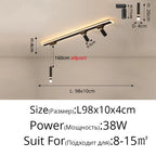 Modern Vintage Iron Ceiling Spotlights for Living Room Study & Wardrobe. Enhance your Space with Track Lighting.