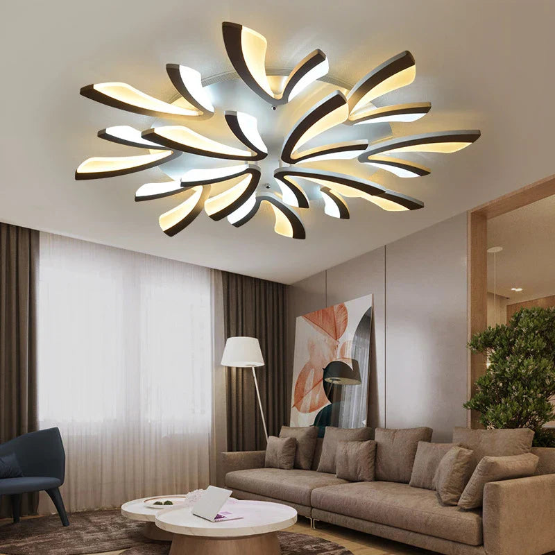 Modern LED Acrylic Ceiling Lights 3/5/9/12/15heads for Living Room Bedroom Home