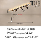 Modern Vintage Iron Ceiling Spotlights for Living Room Study & Wardrobe. Enhance your Space with Track Lighting.