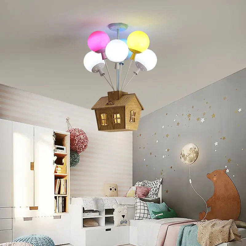 Balloon Ceiling Chandelier for Kids Room, Bedroom, Living Room, Nursery - Indoor Art Decor