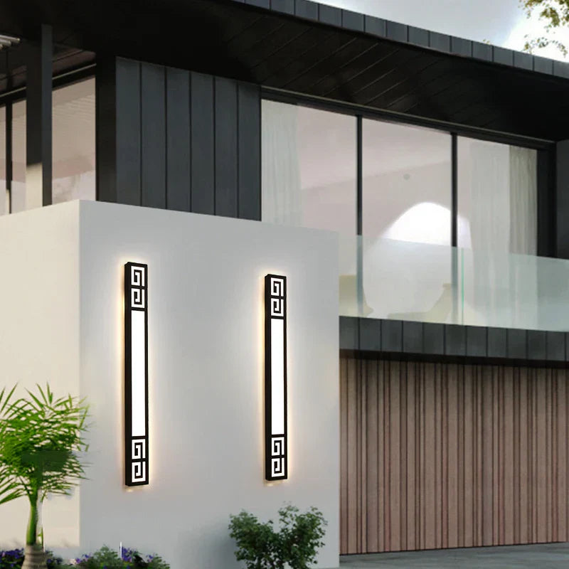 Outdoor LED Wall Lamp, Waterproof Sconce for Garden Villa, 110V 220V Luminaire