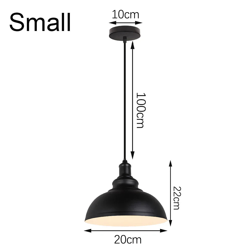 Retro Industrial Pendant Lights Modern Hanging Lamp for Home Kitchen Living Room Decor