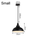 Retro Industrial Pendant Lights Modern Hanging Lamp for Home Kitchen Living Room Decor