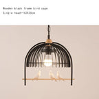 Nordic Bird Cage Chandelier for Indoor Dining Room Kitchen Decor