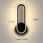 LED Wall Light: Modern Bedroom Bedside Lamp, Living Room Sconce, Home Decor Lighting