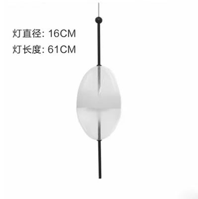 Nordic Art Venice Flow Lake Blue Glass Chandelier