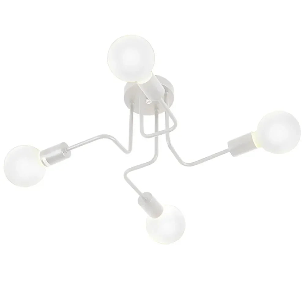 Vintage Wrought Iron Ceiling Lights Chandelier for Home Living Room Décor