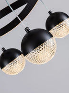 Modern Art Three-Head Chandelier for Dining Room and Bedroom