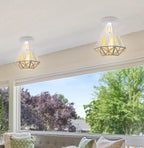 Nordic White LED Ceiling Light for Home Decor