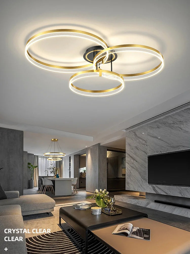 Nordic Light Luxury Foyer Ceiling Lamp - Modern, Simple, Elegant Lighting