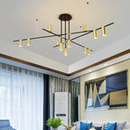LED Ceiling Chandelier: Scandinavian Post-modern Designer Hanging Lamp for Dining & Living Room