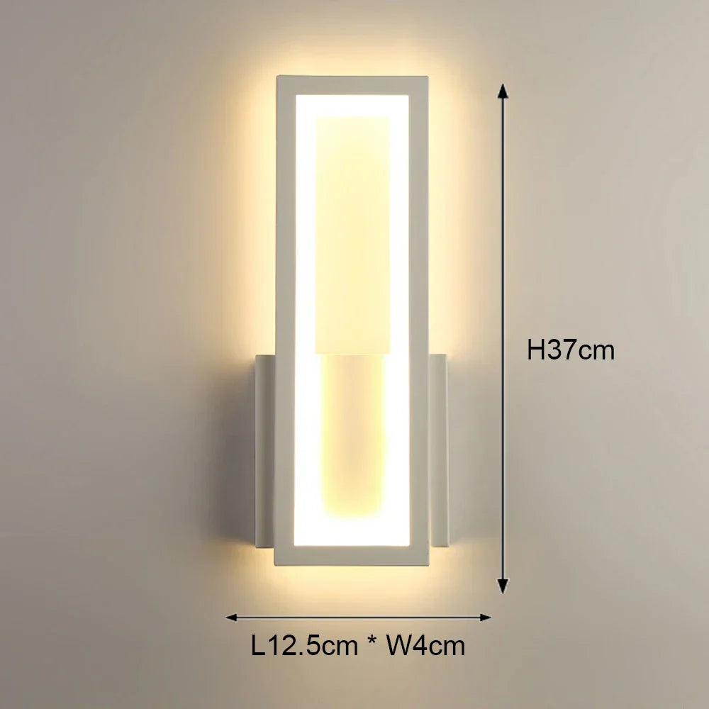 LED Wall Light: Modern Bedroom Bedside Lamp, Living Room Sconce, Home Decor Lighting