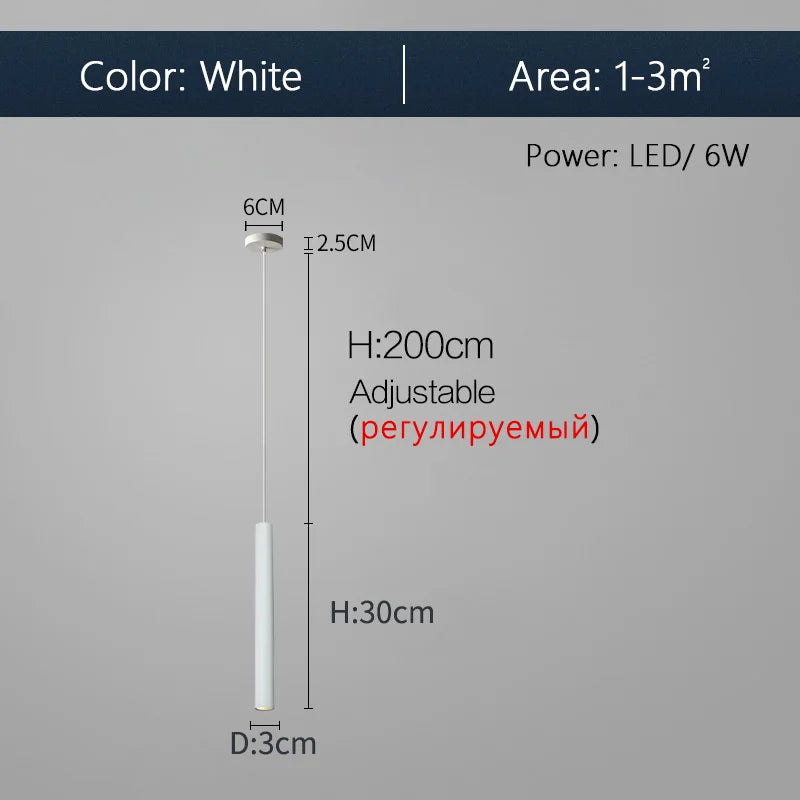 Minimalist Chandelier: Modern Light Luxury Nordic Bedroom Bedside Lamp