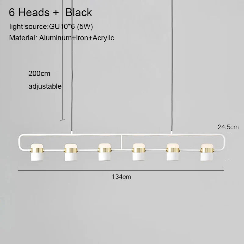 LED Chandelier Pendant Lamp for Modern Dining Room, Cafe & Bar