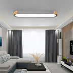 Wood LED Ceiling Lamp: Modern Decorative Lighting for Home Interiors