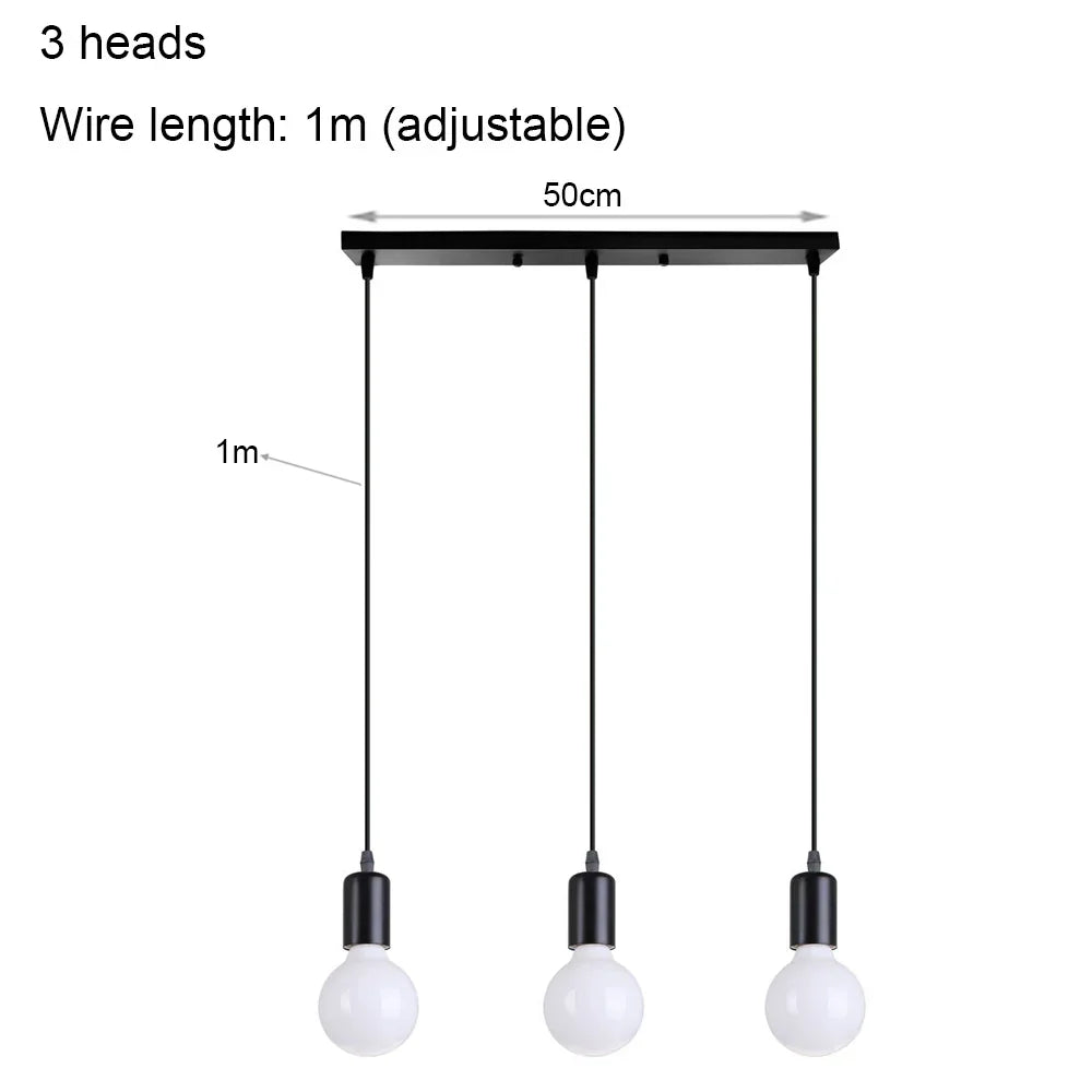 Vintage Industrial Spider Chandelier Ceiling Pendant Light - DIY Art Suspension Decor