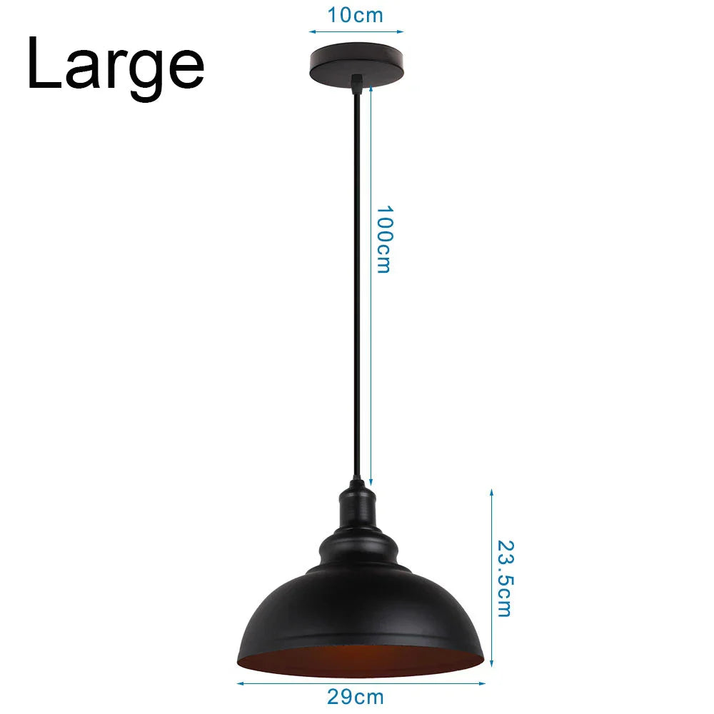 Retro Industrial Pendant Lights Modern Hanging Lamp for Home Kitchen Living Room Decor