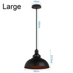 Retro Industrial Pendant Lights Modern Hanging Lamp for Home Kitchen Living Room Decor