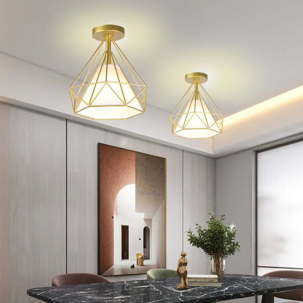 Industrial Ceiling Light - Modern Nordic Iron Lamp Shade for Home Decor