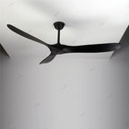 60" Solid Wood DC Ceiling Fan with Remote Control