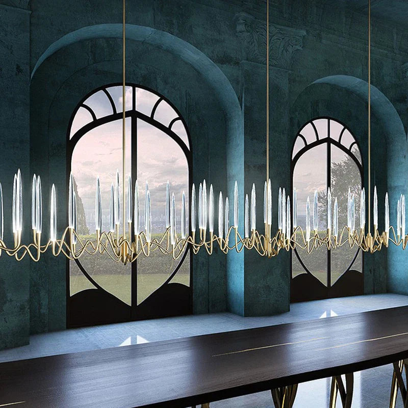 Crystal LED Chandelier: Nordic Luxury Tree Branch Design for Wedding Decor Villas & LOFTs