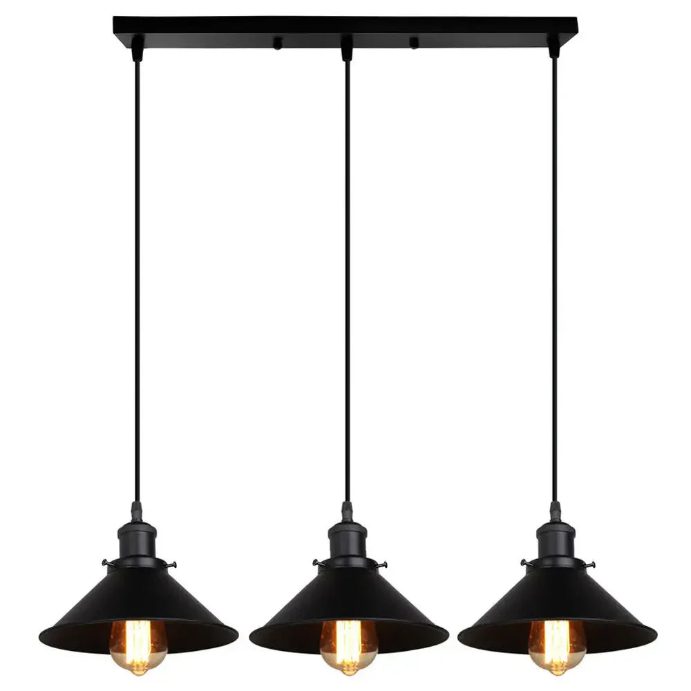 Modern Black Cage LED Pendant Light for Home & Commercial Lighting