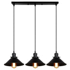 Modern Black Cage LED Pendant Light for Home & Commercial Lighting