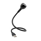 LED Book Light Black Silver Clip-On Desk Lamp Flexible Reading Lamp