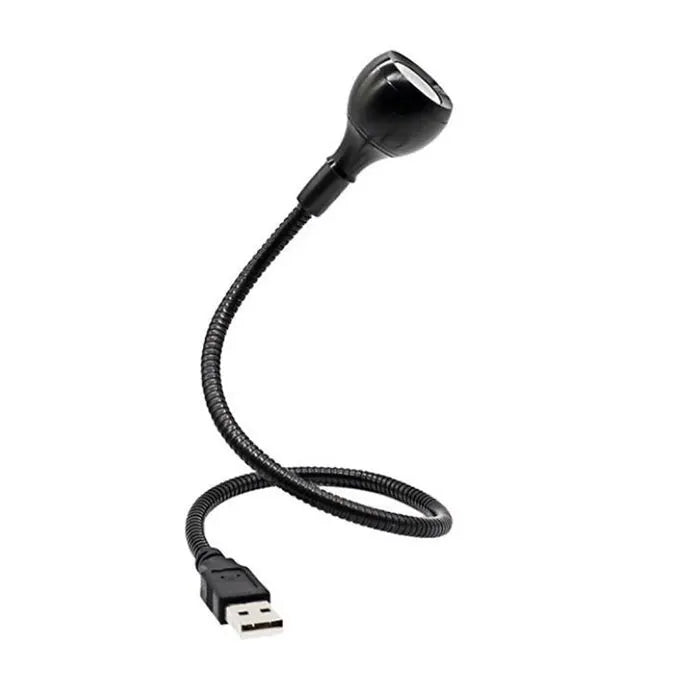 LED Book Light Black Silver Clip-On Desk Lamp Flexible Reading Lamp