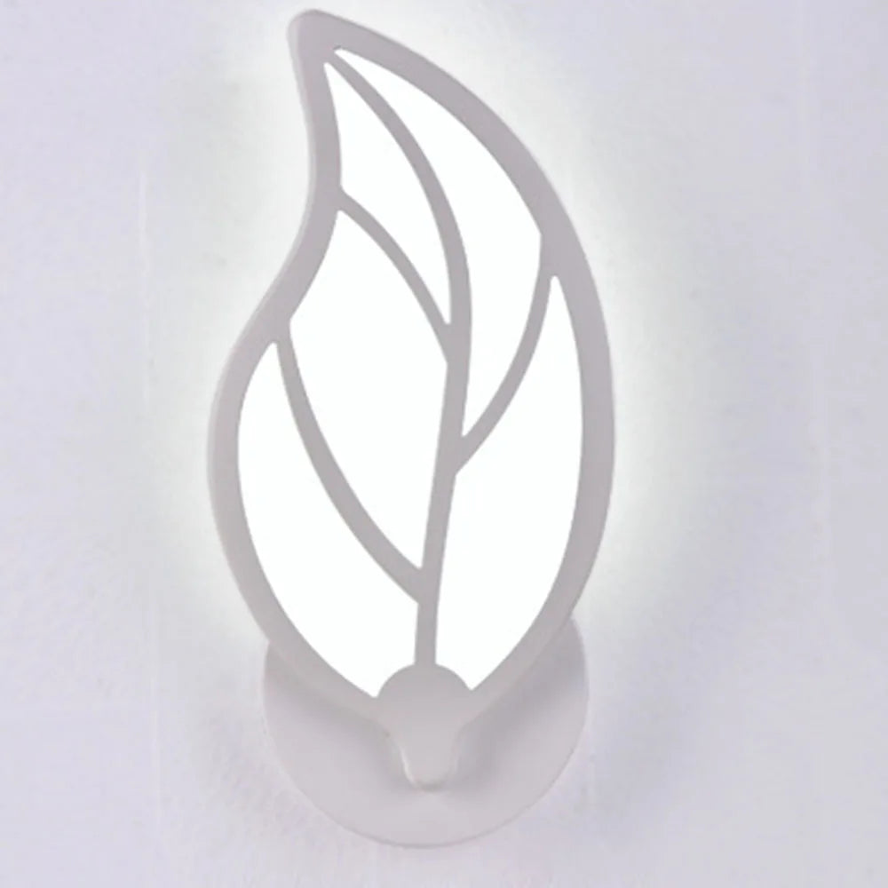 Leaf Shape LED Wall Sconce for Living Room Bedroom Decor