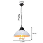 Loft Pendant Light Iron Chanderlier LED E27 Bar Living Room Decor