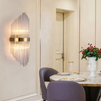 Glass Rod Crystal Wall Lamp: Modern Nordic Light Luxury for Bedroom, Living Room