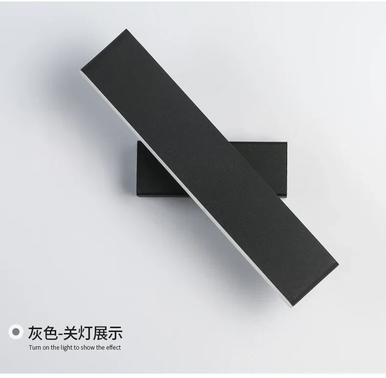 360 Degree Rotate Wall Lamp for Bedroom Hotel Bedside Sconce Reading Light