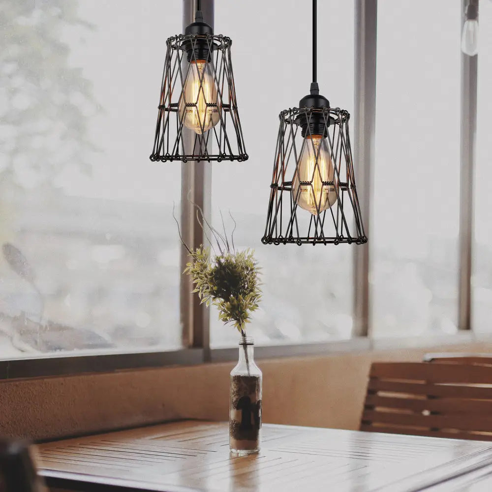 LED Pendant Lights Vintage Hanging Lamp Industrial Ceiling Fixture E27