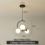 Glass Ball Pendant Light | Modern Nordic G9 LED Lamp for Living Room & Bedroom